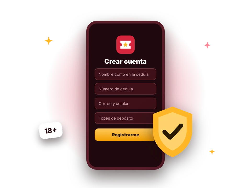 Registro en Wplay con cédula, correo, celular y topes de depósito